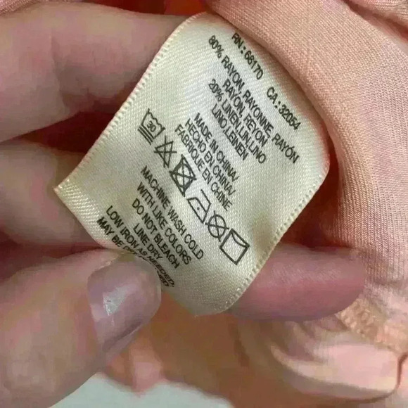 Maeve Peach Button-Up Blouse - Picture 4 of 6